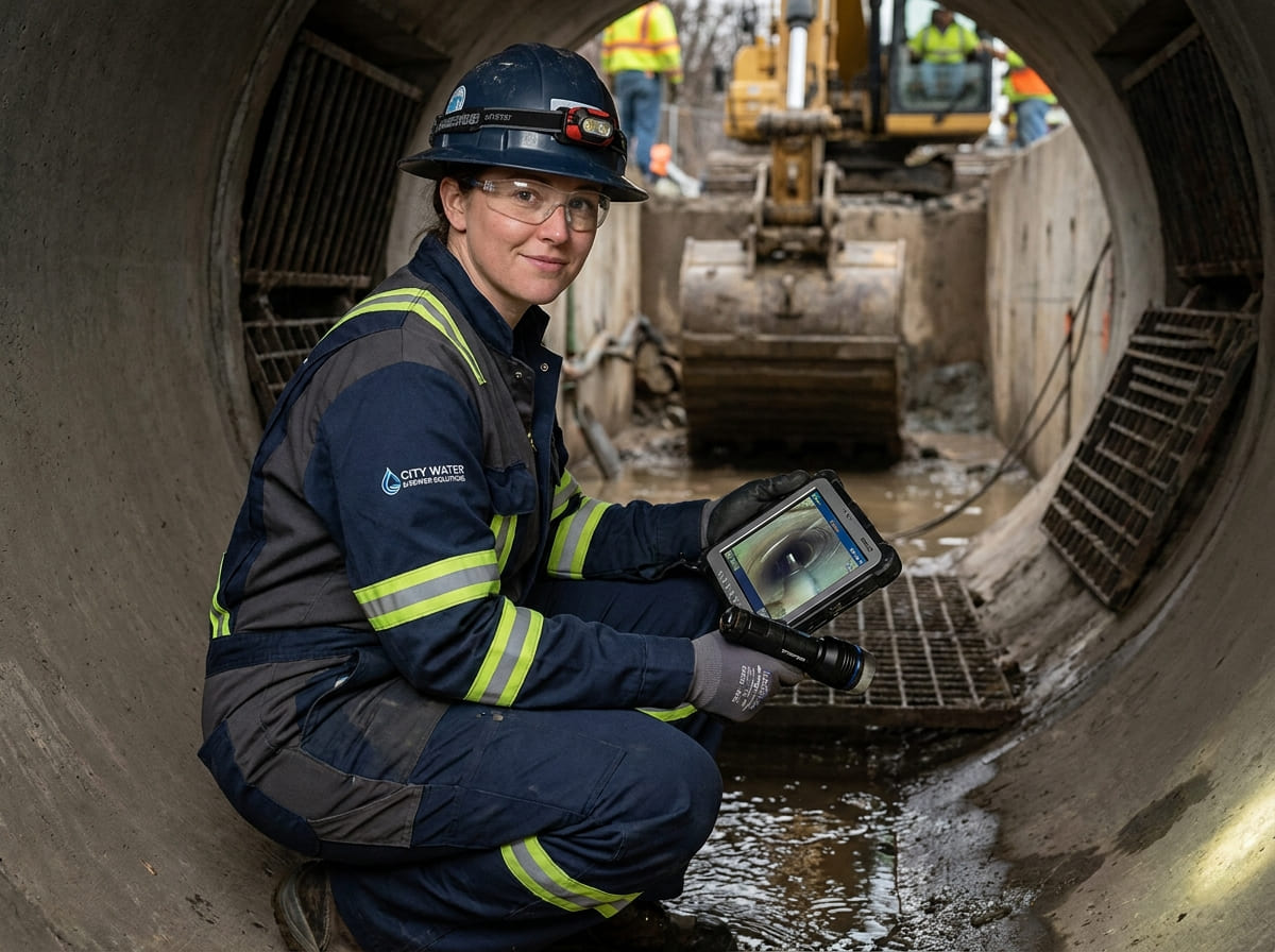 Sewer Line Inspection & Replacement in Brookshire